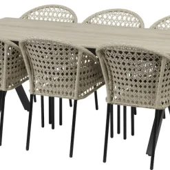 Bord Florens + 6 stolar Amalfi