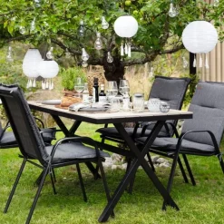 Bord Florens + 4 stolar Madrid