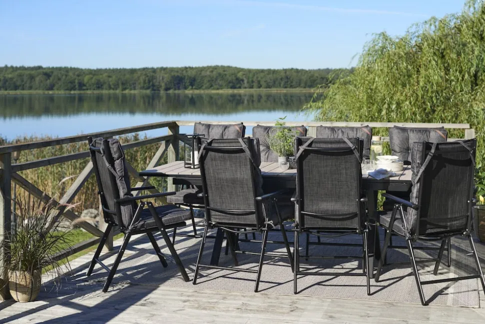 Bord Florens, utdragbart + 8 stolar Neapel