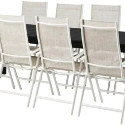 Bord Utdragbart Barcelona + 8 stolar Neapel