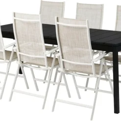 Bord Utdragbart Barcelona + 6 stolar Neapel