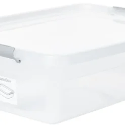 Förvaringslåda med lock BasicBox