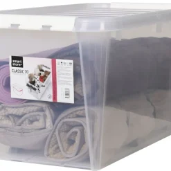 Förvaringslåda med lock Smartstore