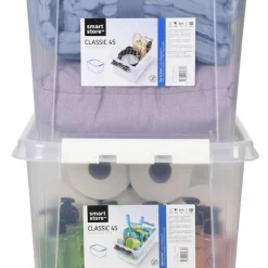 Förvaringslåda med lock Smartstore