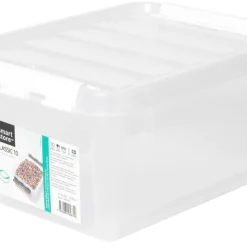 Förvaringslåda med lock Smartstore