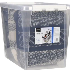 Förvaringslåda med lock Smartstore
