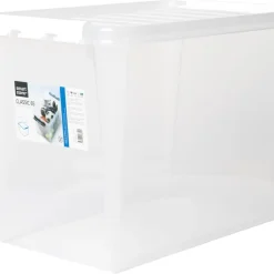 Förvaringslåda med lock Smartstore