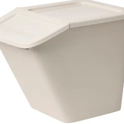 Förvaringslåda med vikbart lock