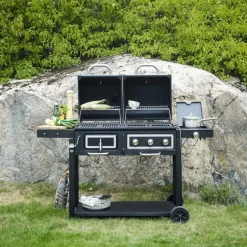 Gasol- och kolgrill Combi