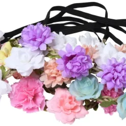 Hårband med blommor