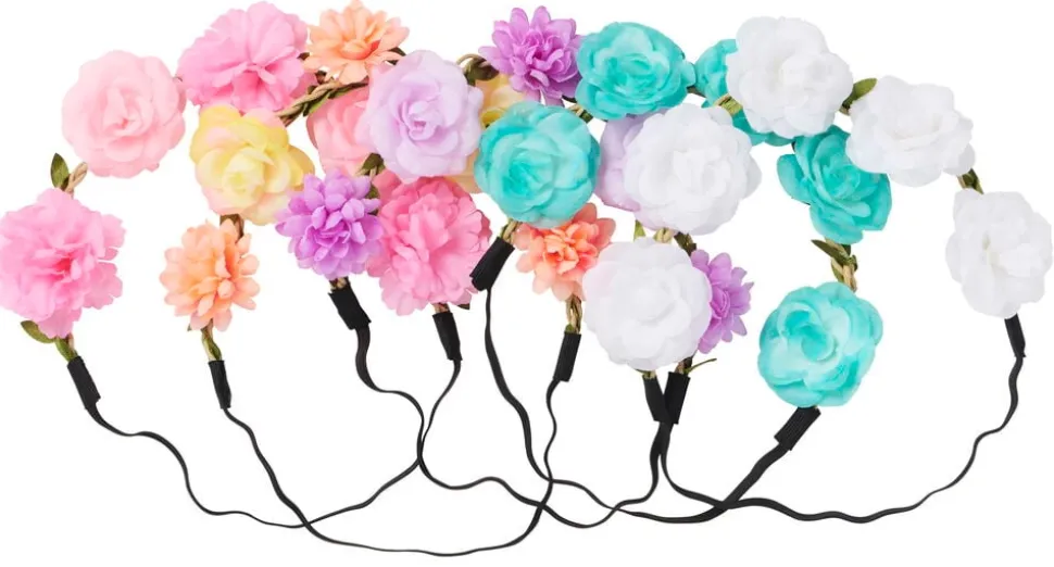 Hårband med blommor