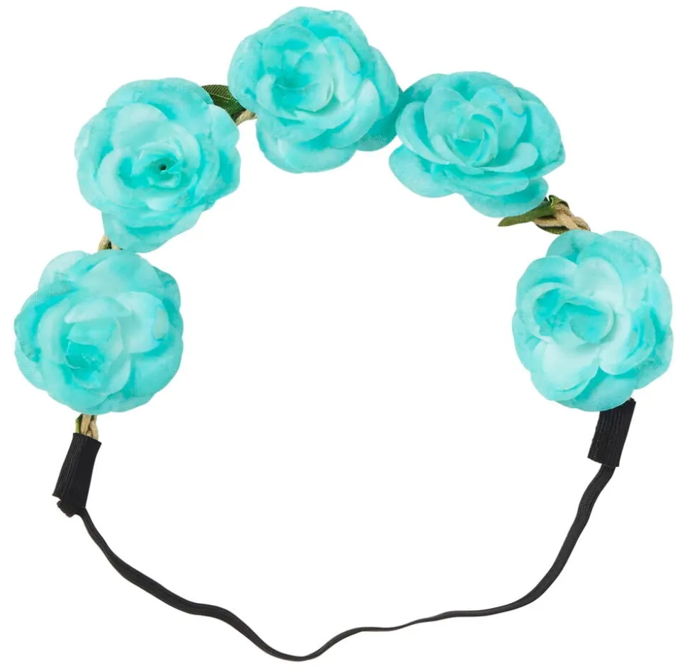 Hårband med blommor