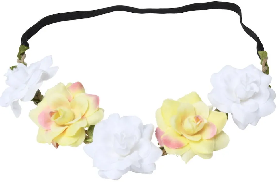 Hårband med blommor