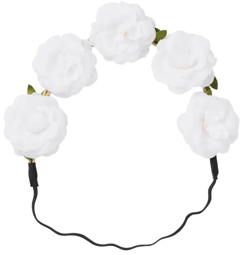 Hårband med blommor