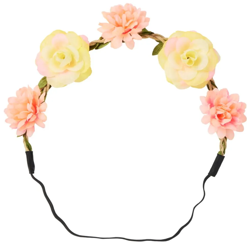 Hårband med blommor