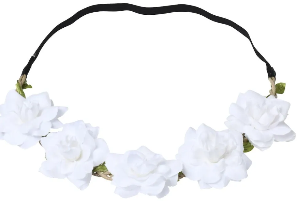 Hårband med blommor