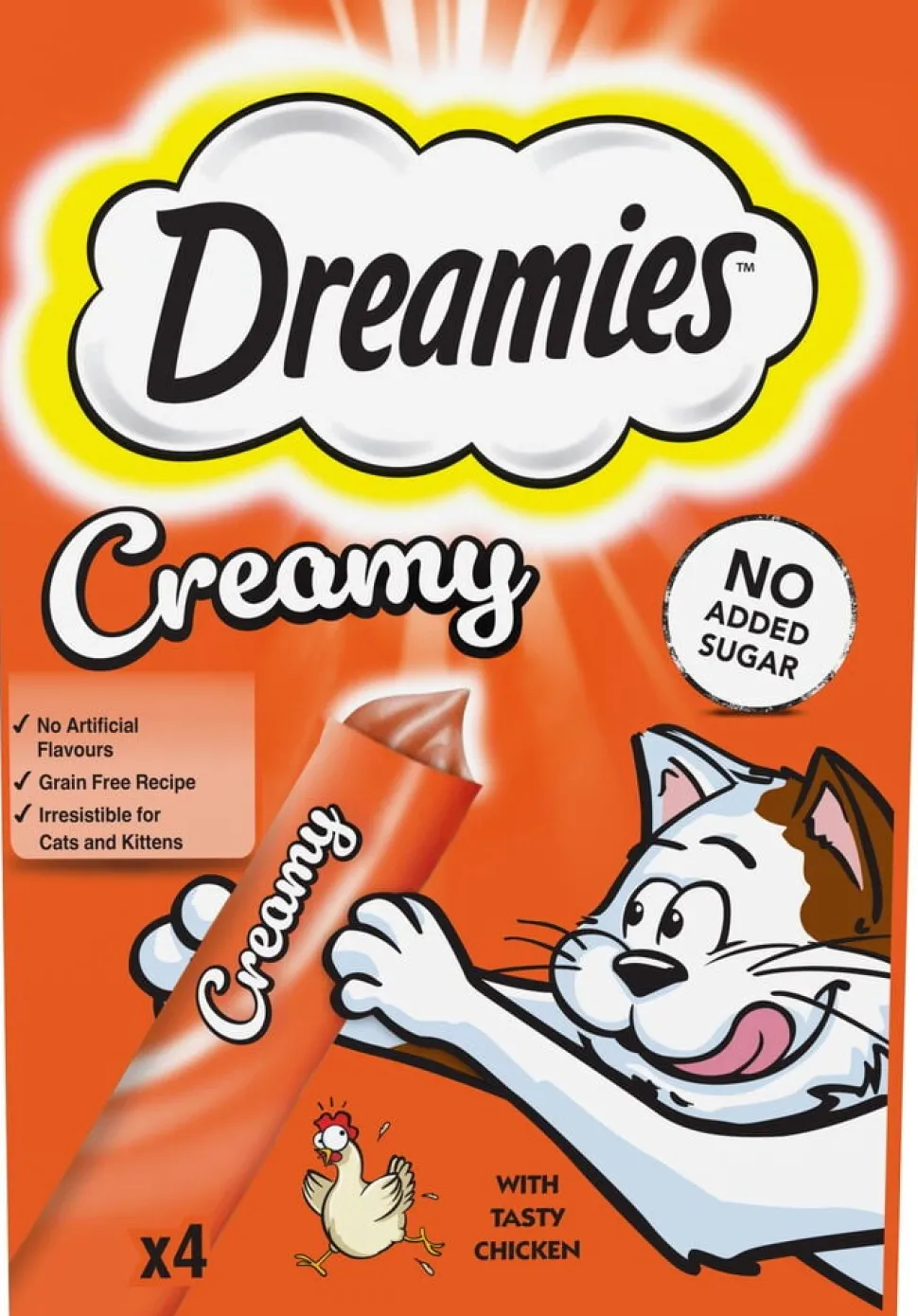 Kattgodis Dreamies Creamy