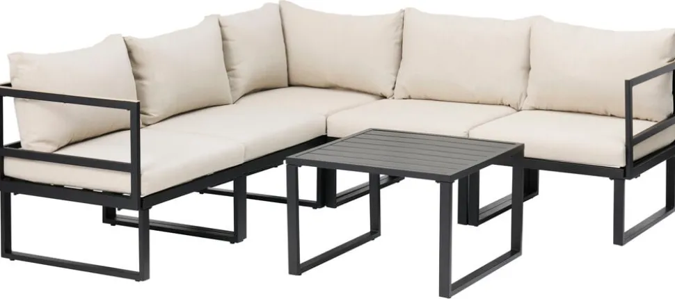 Loungeset Verona, 5 delar + bord