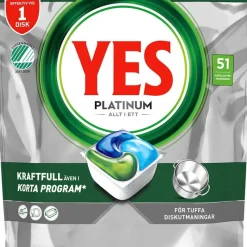 Maskindisktabletter Yes Platinum