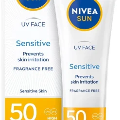 Solkräm, ansikte Nivea