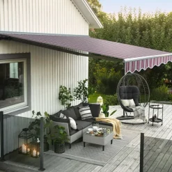 Terrassmarkis med motor