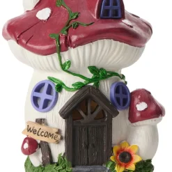 Trädgårdsfigur med solceller Mushroom
